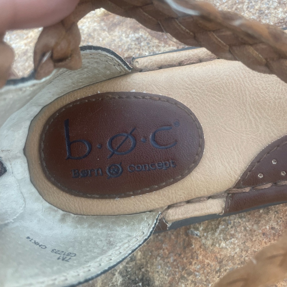 b.o.c. Braided Straps Back Zip Sandals (TSE) - Picture 9 of 10